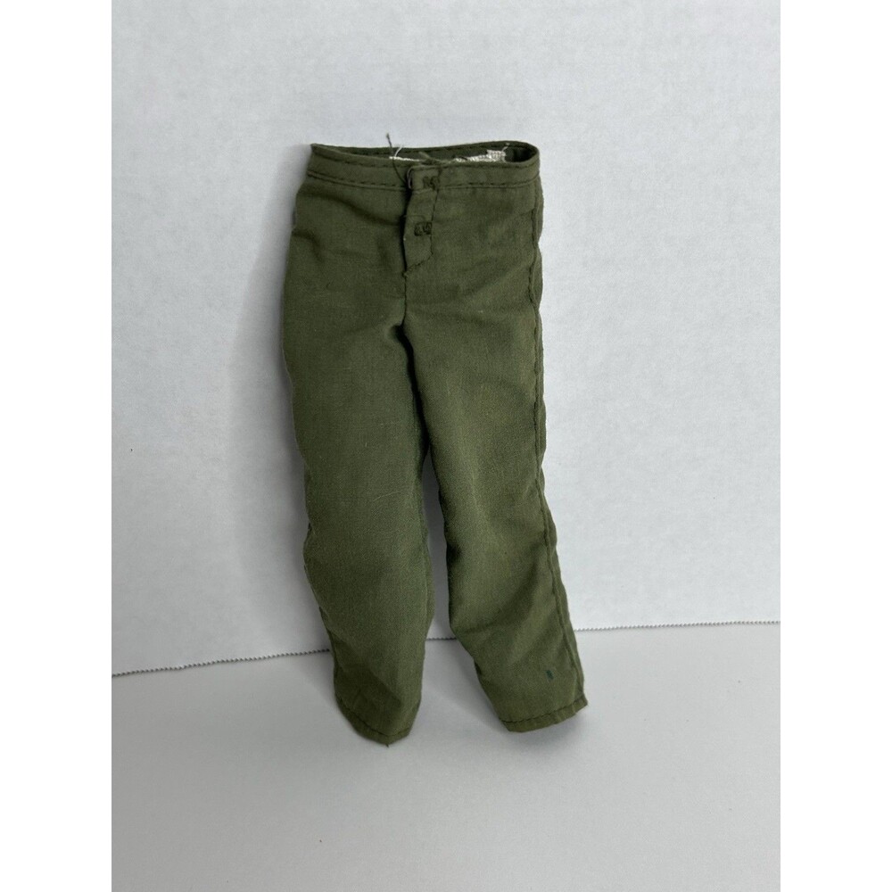 Vintage GI Joe Hasbro Green Military Pants Trousers Doll Figure Clothing